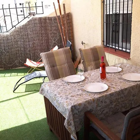 Atico Centrico, 50M Del Mar, Vista Al Mar Y Penon, Gran Terraza, Parking, Bicycle-Friendly *