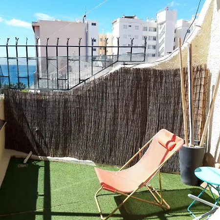 ático Centrico, 50m De La Playa, Vista Al Mar, Wifi Fibra, Gran Terraza Appartamento